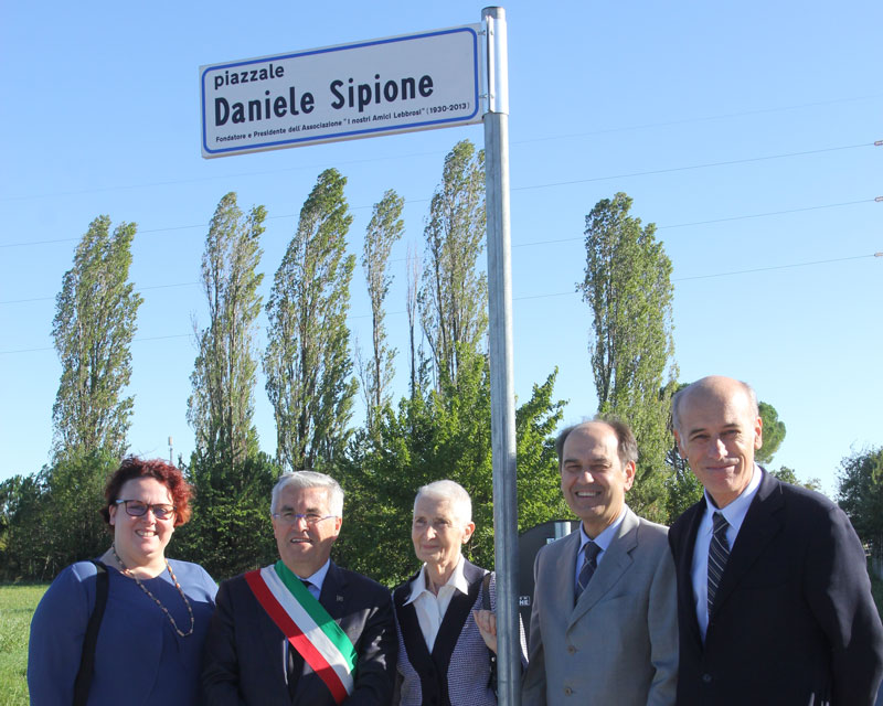 Il “Piazzale Daniele Sipione” ricorda una grande opera di solidarietà